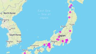 HDmaps Outdoor Map Sakura Hanami Japan - Interactive Map